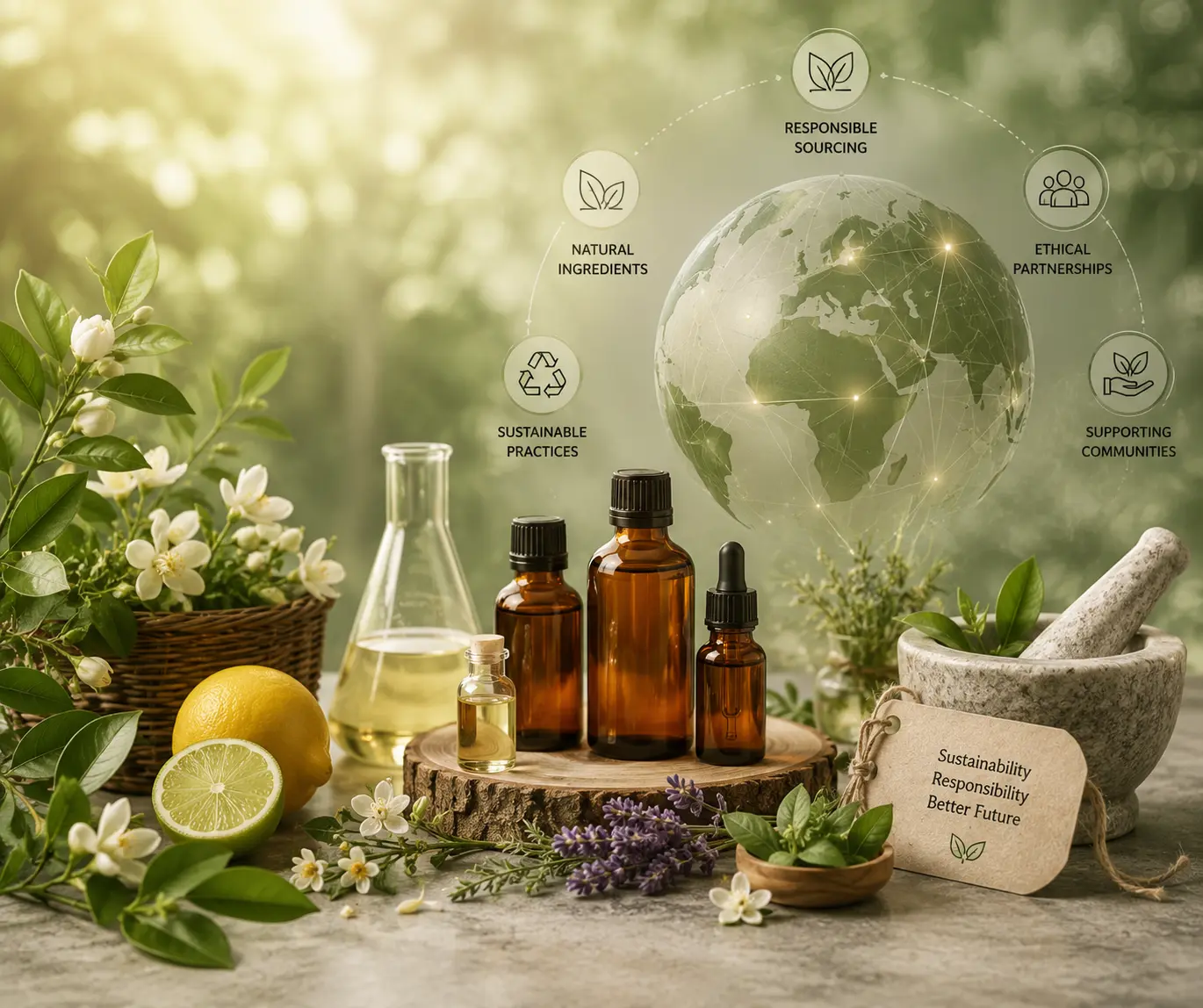 Sustainable sourcing of natural fragrance ingredients